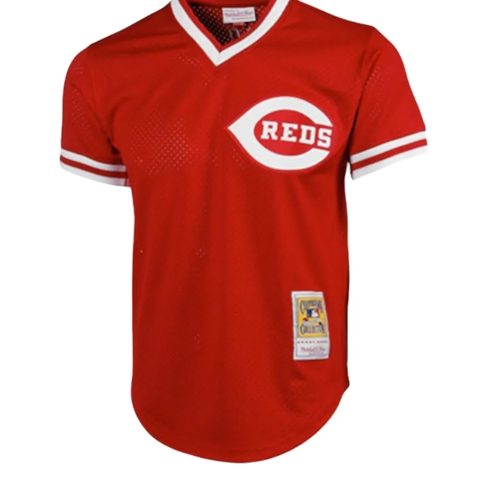 Johnny Bench Cooperstown Collection Cincinnati Reds Jersey
